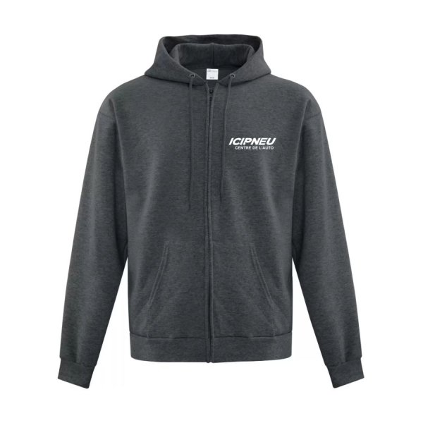 Chandail en molleton zippé avec capuchon – Usage quotidien - Image 3