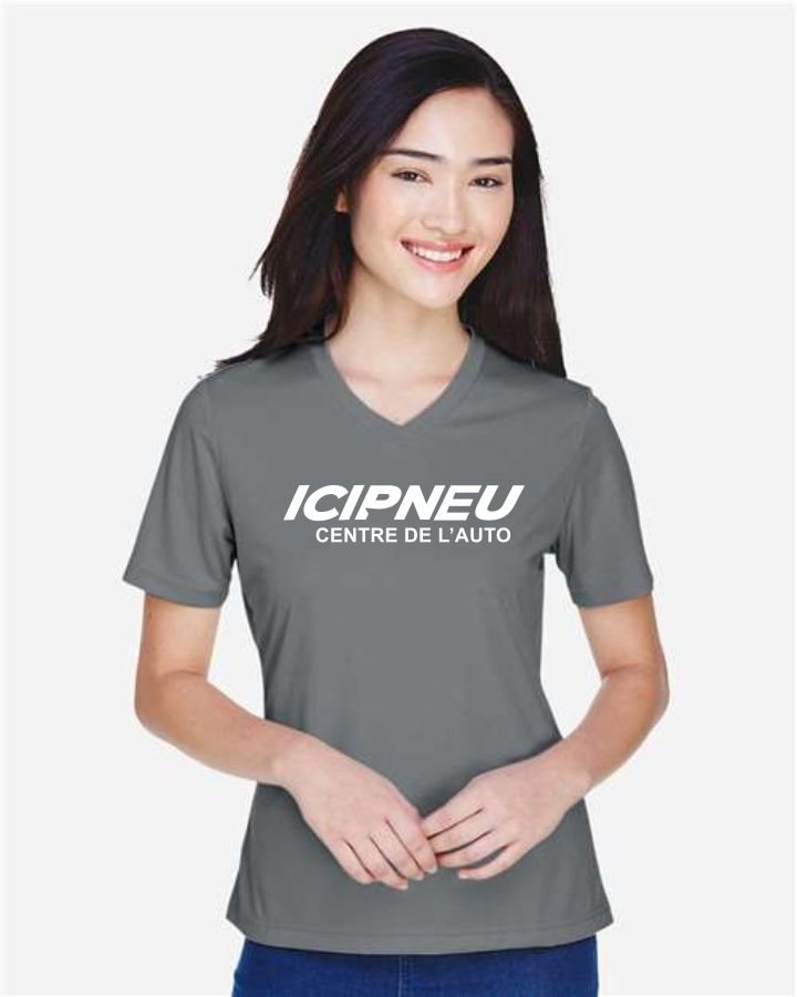 T-shirt Performance à col en V pour Femmes - Image 3